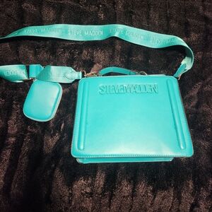 Steve Madden Aqua Crossbody Bag